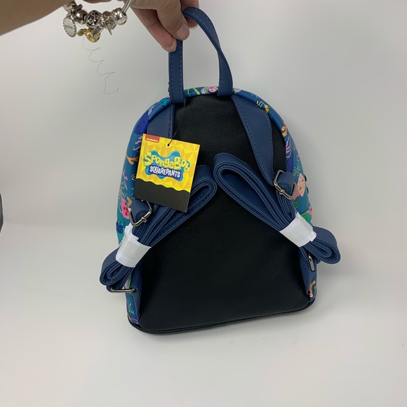 Nickelodeonx loungefly. Spongebob square pants bag - Picture 3 of 9
